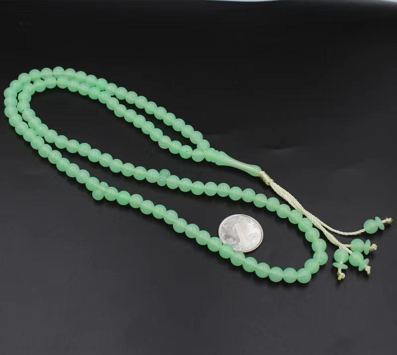 Luminous 12mm Round Beads Bracelet - 33 Pieces Jewelry Accessories