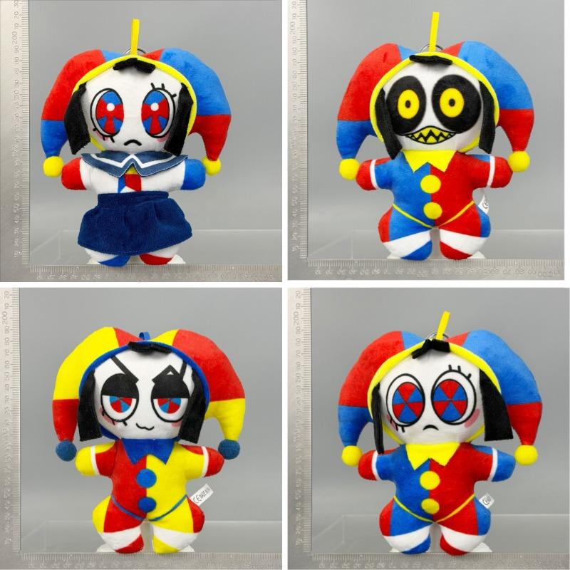 17Cm New Kawaii The Amazing Digital Circus Series Clown Plush Toy Cartoon Character Cute Creative Skin-Friendly Stuffed Toy Gift