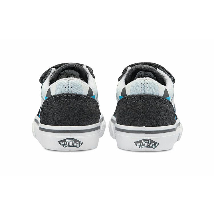 Vans Old Skool Low Top Casual Skate Shoes Baby Sneakers Black Blue VN000D3YAC3