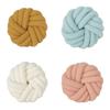 Nordic Sheep Fleece Throw Pillow With Handmade Woven Design For Living Room Decor