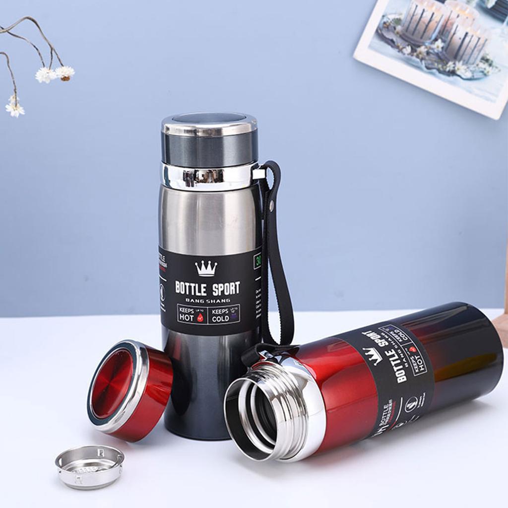 Efficient Vacuum Insulated Drink Mug Portable Insulation Mug 1000ML Stainless Steel Bottles for Sports and Camping