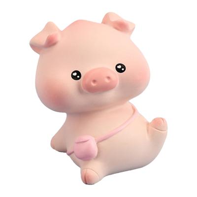 Fashion Pig Figurine Adding Vitality Pink Undeformable
