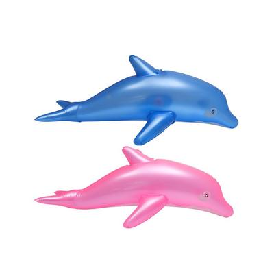 2 Stück aufblasbarer Delfin Strand Pool Spiel Spielzeug Schwimmring Wassersport aufblasbare Spielzeuge für Kinder Pool Spielzeug