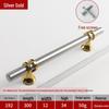 Modern Nordic Brass Cabinet & Wardrobe Double-Hole Handle