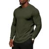 Men's Long Sleeve T-Shirt Casual Crewneck Loose Fit Breathable Versatile Base Layer Top for Commute and Everyday Wear