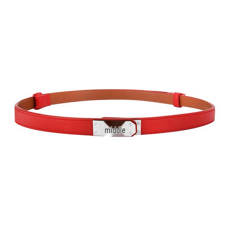 

Высококачественный женский кожаный пояс для утягивания талии с пряжкой из сплава Total Length 105