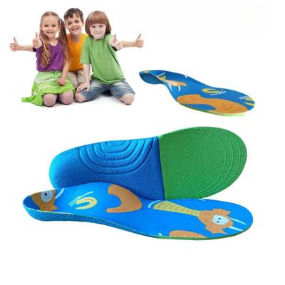 Cartoon Children's Orthotic Insole with Inner and Outer Octagonal Arch, Flat Foot, Outward Rotation Correction Arch Pad