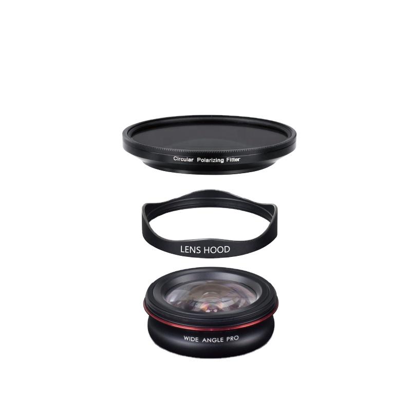 18MM Wide Angle Lens for Smartphone , IBOOLO the Best Wide Angle Lens for Mobile Phone Lens in the World IB-18MM PRO+Universal Clip