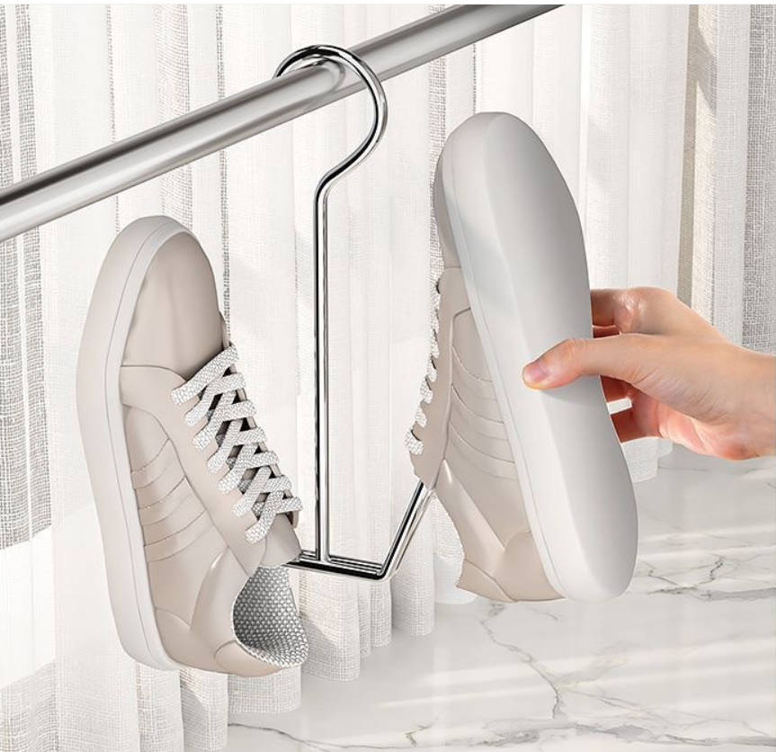 3-Pack Stainless Shoe Drying - Shoe Rack Hooks for Drying Shoes, Saving Room Storage