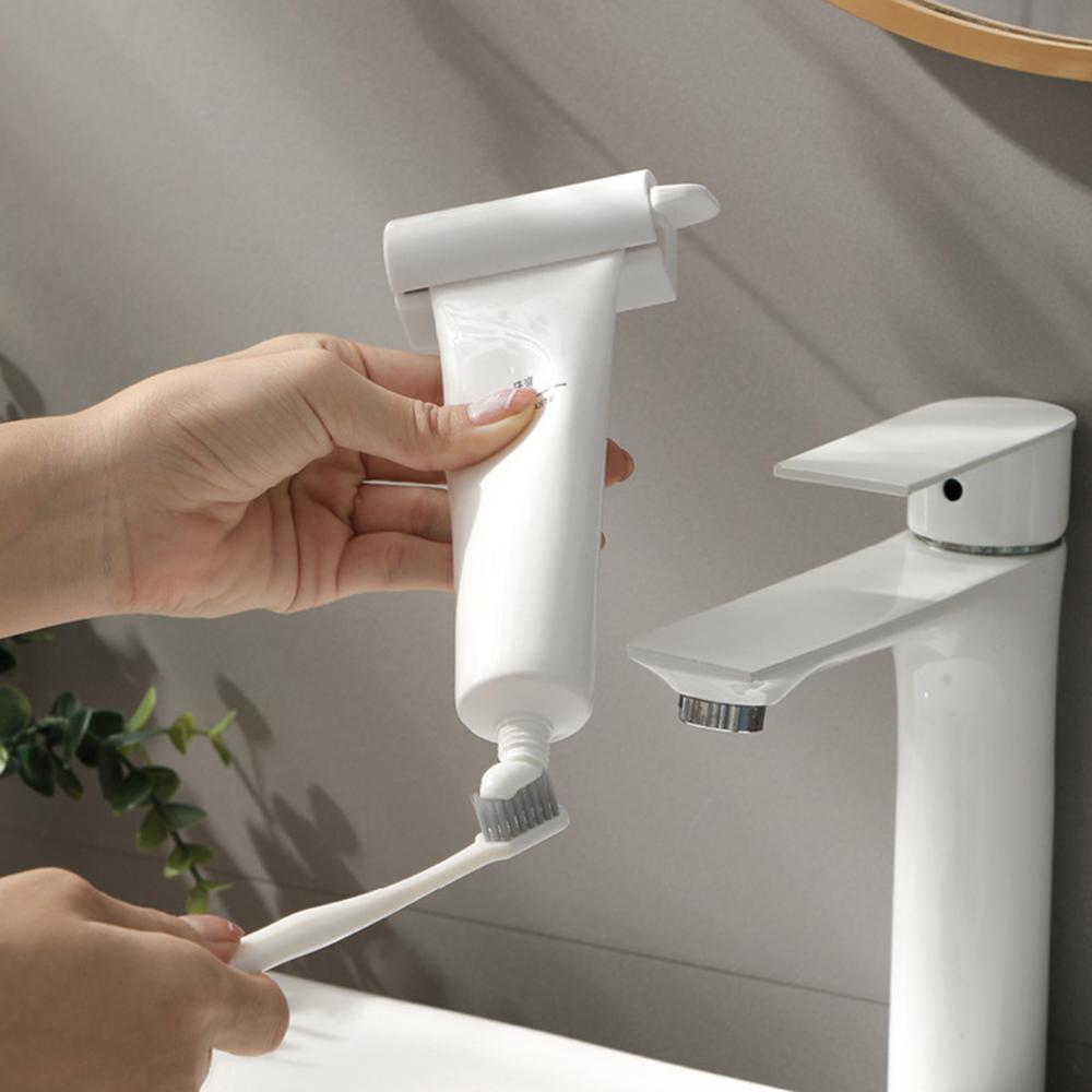 1pc Magnetic Wall Mount Toothpaste Squeezer, No-Drilling Manual Dispenser for Bathroom,Powerful Toiletries Organizer for Kitchen