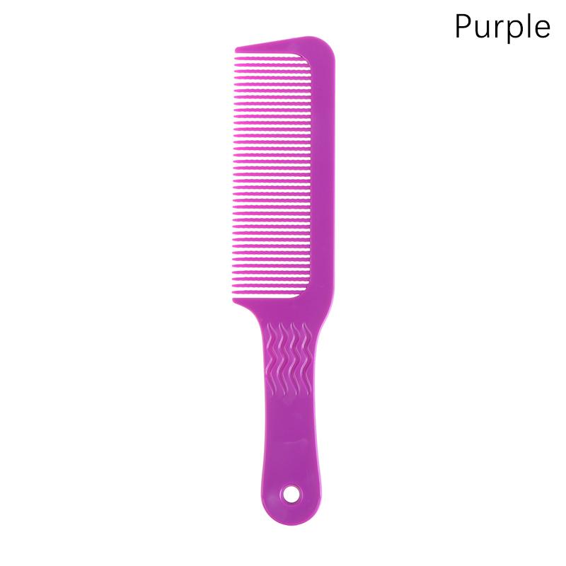 1pc Pro Hair Comb Resin Material Hair Clipper Comb Anti-static Barber Hair Cutting Comb Hairdressing Flat Combs For Men