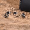 Vnox Kleine Tandwiel Oorbellen voor Mannen Jongens, Roestvrij Staal Mannen Punk Stud Cadeau Voor Hem, Persoonlijkheid Vintage Sieraden
