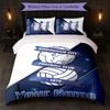 BIRMINGHAM CITY Football Custom Name Text Bedding Set 1 Duvet Cover+2 Pillowcases Soccer Logo Personalized Gift For Special Occasion Bedroom Decor