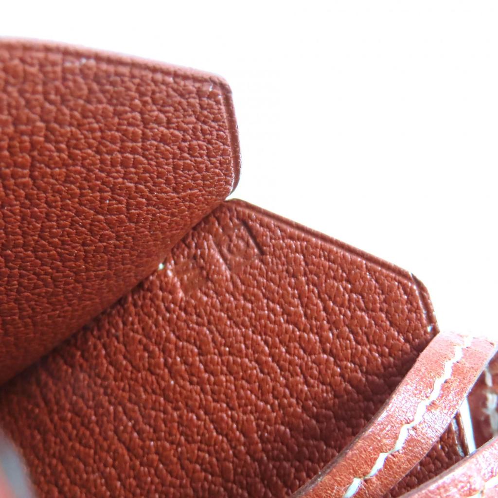 HERMES Necklace Margiela-era Clochette Brown leather Used