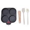 Egg Frying Pan Anti Sticking 4 Cup Versatile Breakfast Omelette Skillet for Pancakes Crepes
