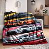 1PC Racing Cars Blanket, Throw For Sofa, Bed, Travel, Camping, Livingroom,