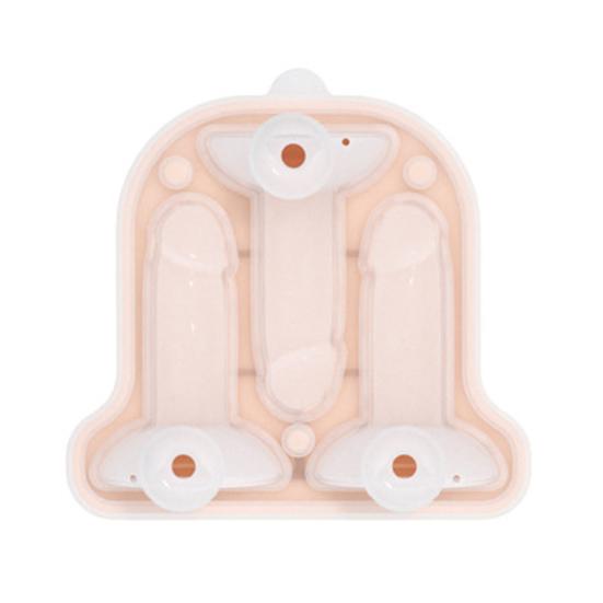 Silikonová forma na ledové kostky Rozmarná forma na led s víkem Bez BPA Výrobník ledových koulí vtipných tvarů na koktejly, pivo, kávu