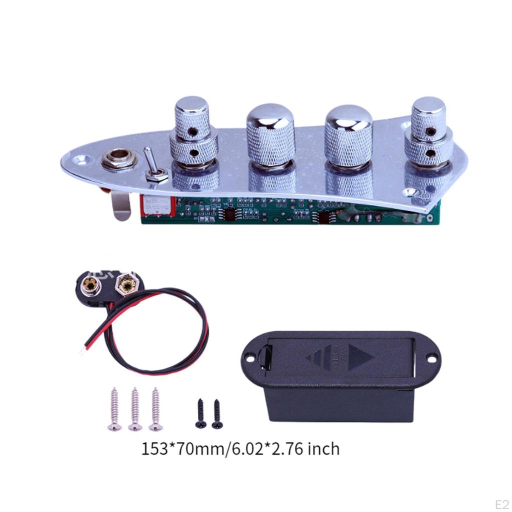 Loaded Bass Control Board with Wiring Harness, Fully Plate Iron Circuit