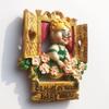 Russia 3D Fridge Magnet Tourist Souvenirs Refrigerator Magnetic Decoration Articles Collection Handicraft Gift