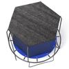 6/8/10ft Trampoline Cover Anti- Trampoline Shade Cover Trampolines Sunshade Accessories for Outdoor Backyard Playground