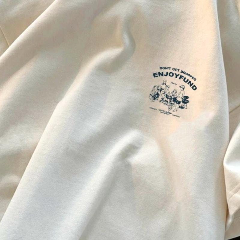 

Повседневные летние футболки с коротким рукавом для женщин, летняя универсальная одежда бренда Withdn, приталенные, модные, забавные футболки 4XL