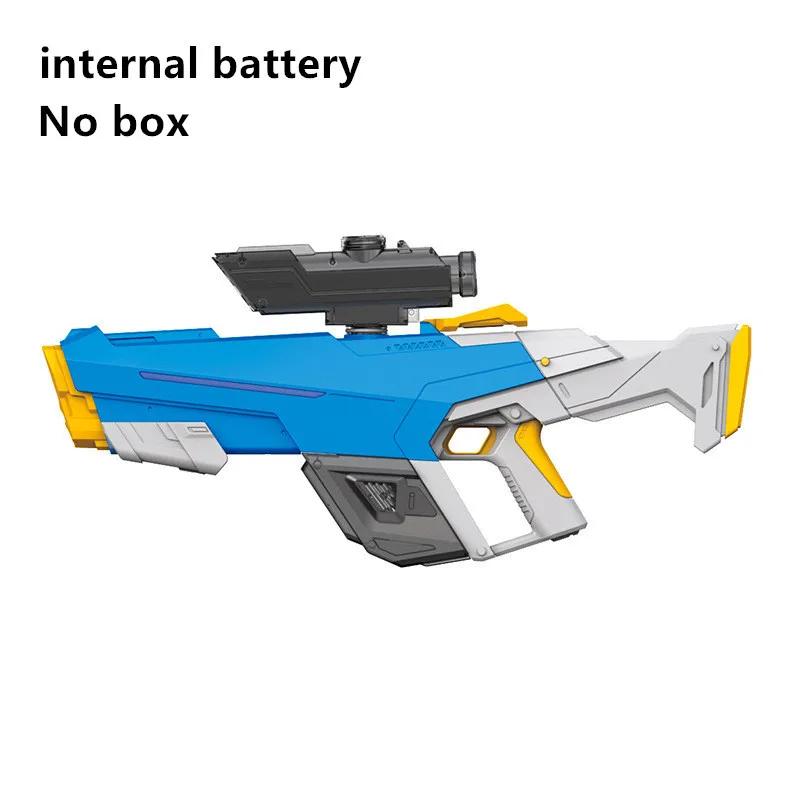 Electric continuous water gun self-integrated automatic water absorption children s summer toys large-capacity water spray.