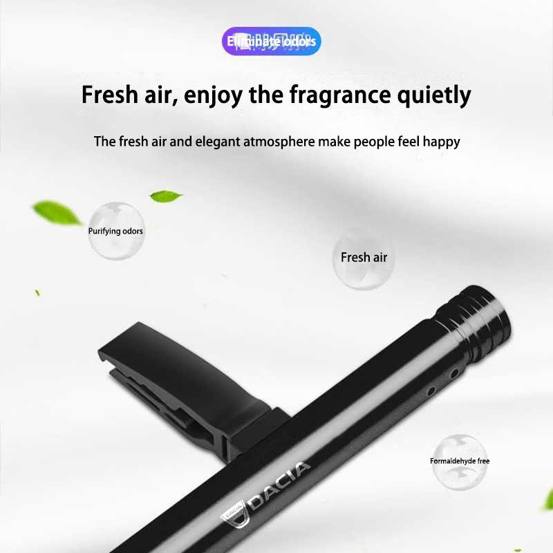 VTSJ3 For Dacia Duster Logan Sandero Spring Stepway Toyota Car Air Outlet Perfume Air Conditioner Aromatherapy Stick Freshener