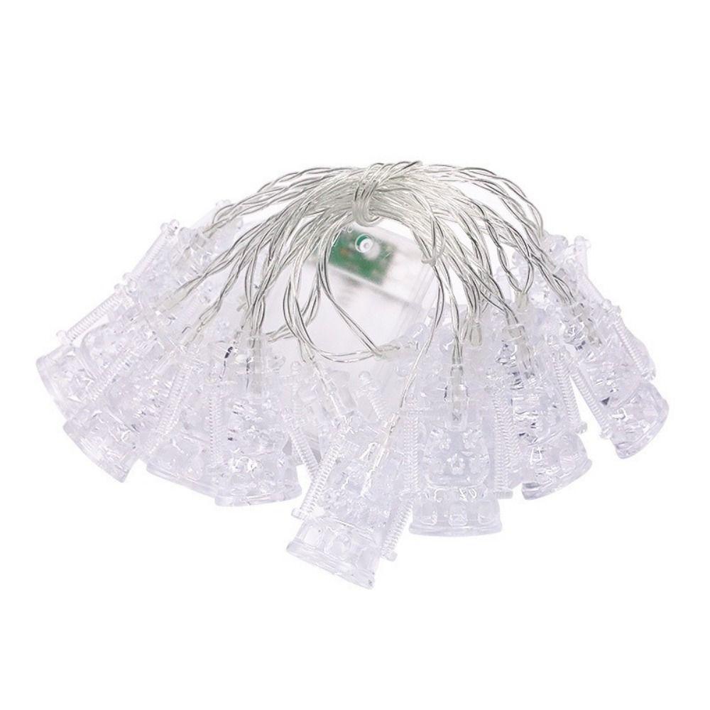 1.5 M EID Mubarak String Lights 10 LED Battery Operated Islamic Muslim Light String Decorative Moon Star Castle Lantern