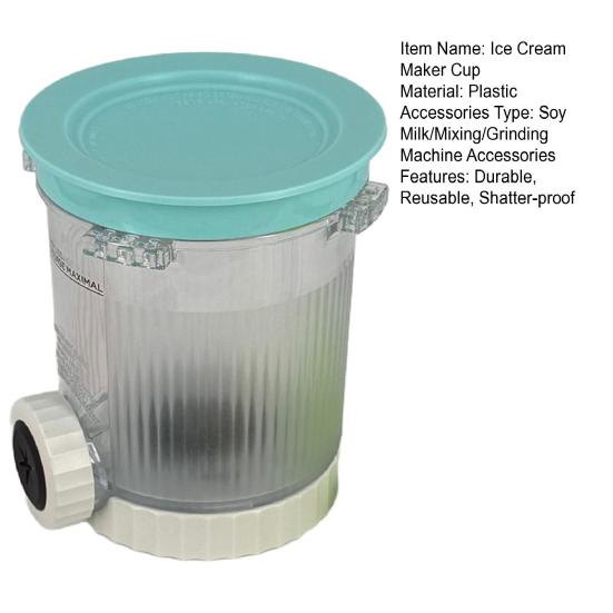 Ninja Dondurma Makinesi Creami Kapları için Swirl Pintler Yumuşak Smoothie Makinesi Bardağı için Yedek Yeniden Kullanılabilir Siklon Bardaklar