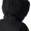Y-3 FW22 Solid Color Quilted Hooded Sleeveless Vest Women Vests Black HN4316