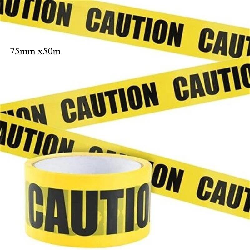 Halloween Isolation Caution Tape with Skull Design Perfect for Scene Decoration Party Props Thematic Supplies Spooky Events