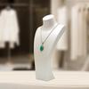 Necklace Bust Display Stand Jewelry Holder Photo Prop, PU Leather Selling Storage Rack Shop