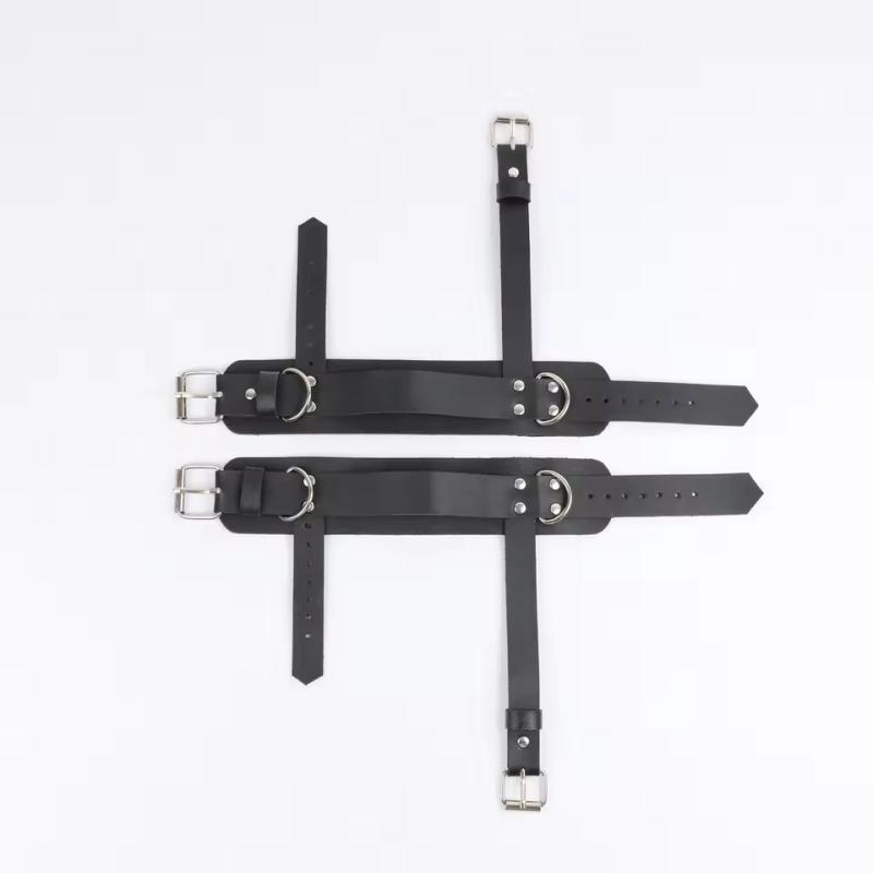 [HS][LA]1Pair Ankle Belt Black Ankle Safety Belt Chain And Buckle Y2K Punk Style Women's Fashion Accessories Belt