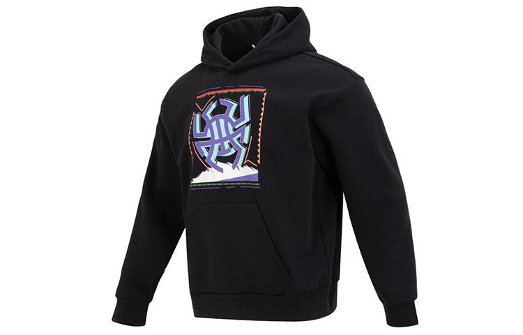 Adidas Sweatshirts Men s Black Hooded Moderate Regular Black|XL