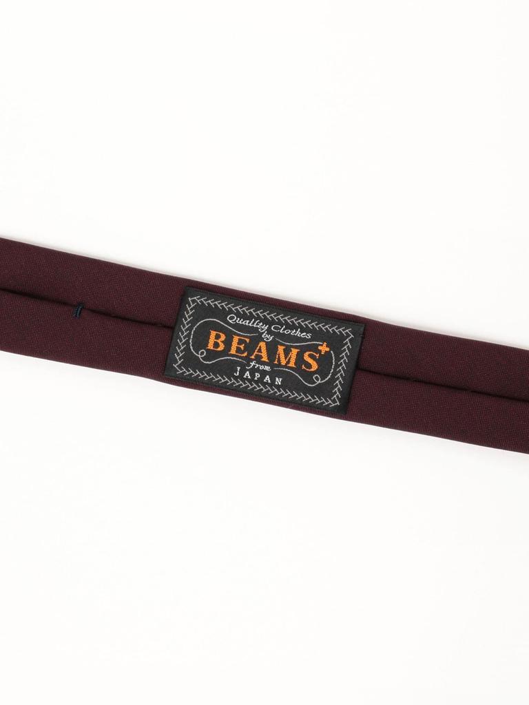 Beams Plus Solid Mohair Wool Wine 38440021107 Men's Tie, Free,