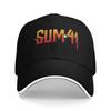 Sum Rock Band Logo Unisex Baseballkappen Punk Musik Truckerhut Klassische Reisekopfbedeckung Verstellbare Passform Snapback Kappe