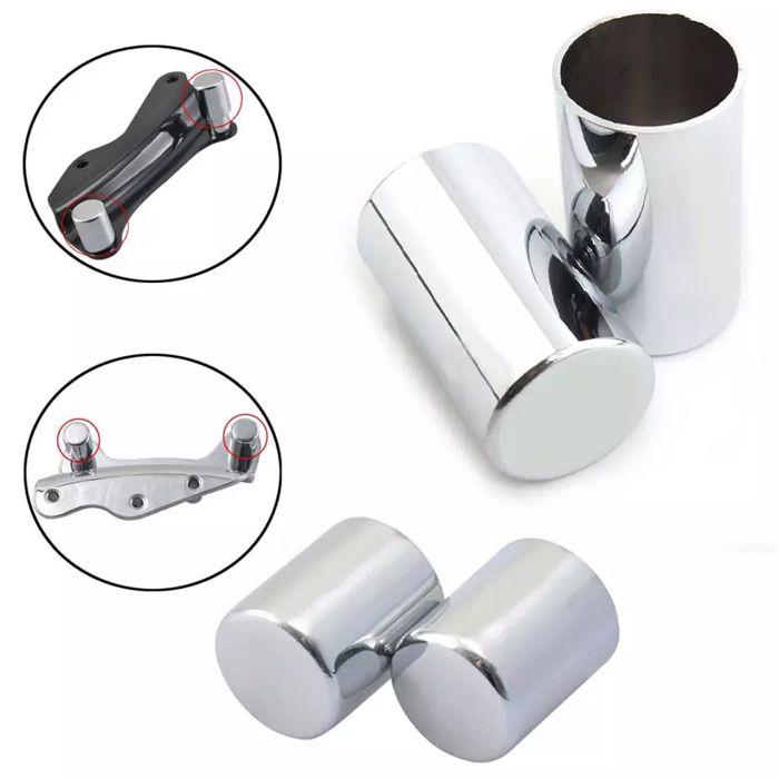 Set of Covers - Harley-Davidson Touring (2009–2025) - Chrome - Magnetic Fixation - Screw Protector