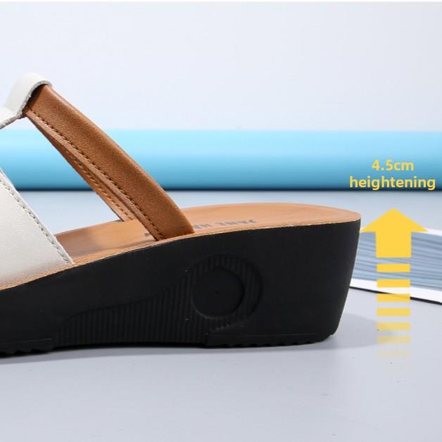 Summer Women Wedge Sandals Premium Orthopedic Open Toe Sandals Vintage Anti-slip Leather Casual Female Platform Retro Shoes