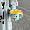 Birthday Gifts for Boys and Girls Crayon Small New Scale Cup Cute Couple Ceramic Mug Girlfriend Souvenir