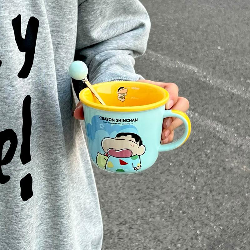 Birthday Gifts for Boys and Girls Crayon Small New Scale Cup Cute Couple Ceramic Mug Girlfriend Souvenir