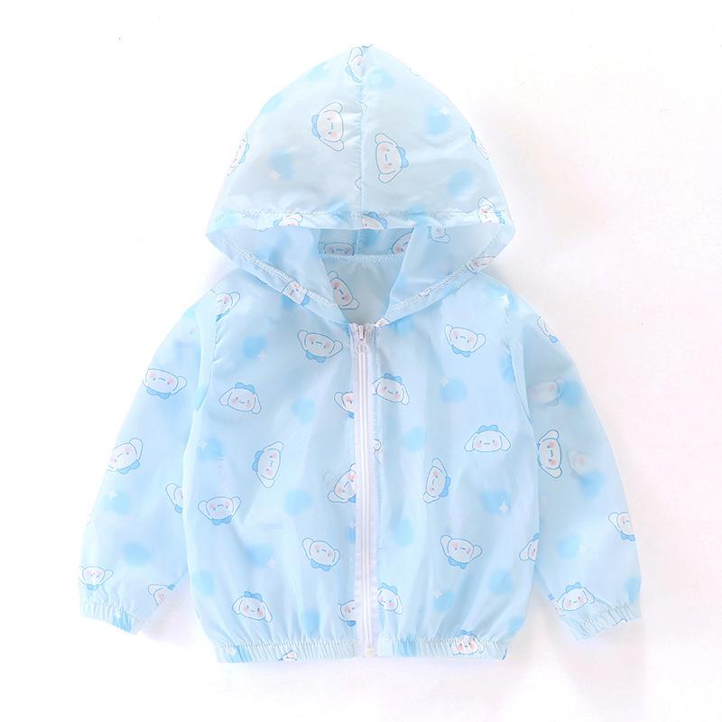 Lightweight Breathable Hooded Summer Jacket for Girls – Stylish & Sun-Protective