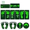 HUIHUADU Fluorescent Fire Safety Exit Sign (10-Pack)