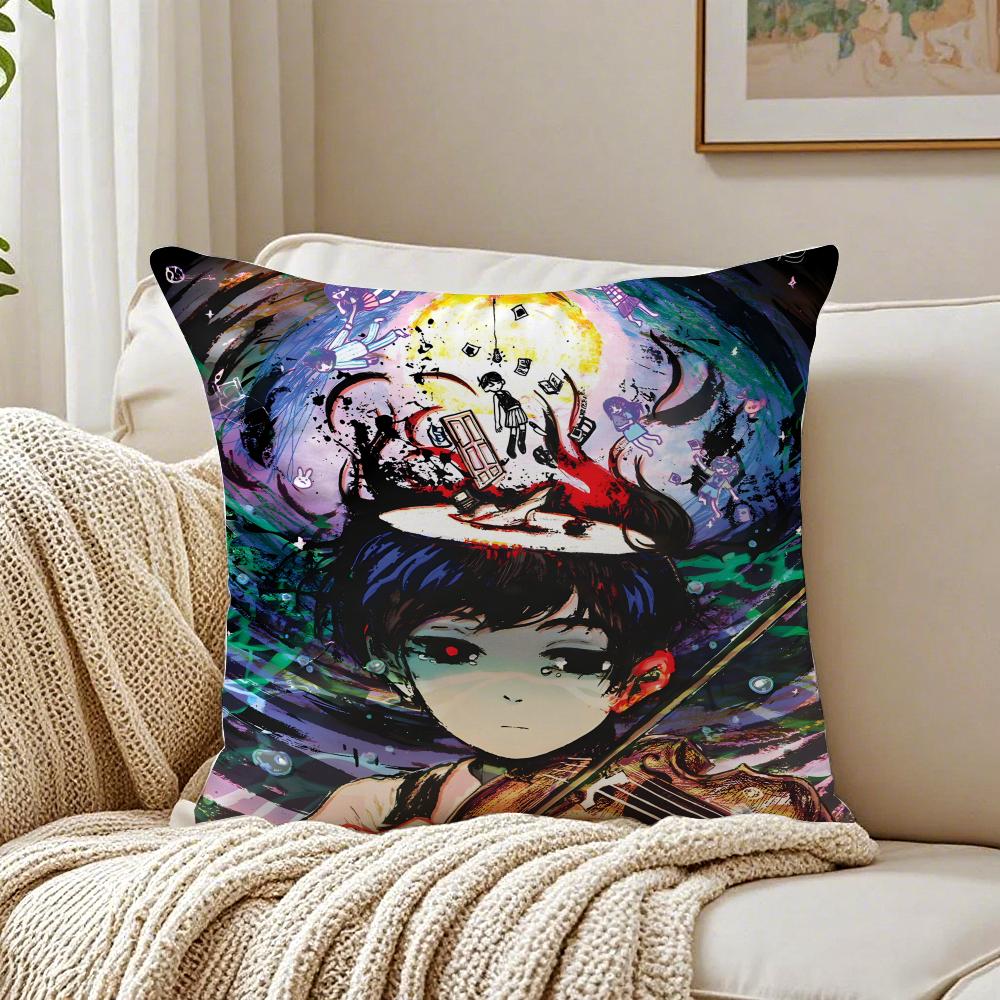 OOMORI Pillow Game Character Cushion Cushion Cover Pillowcase Antidustmite Living Room Sofa Decor Cushion Room