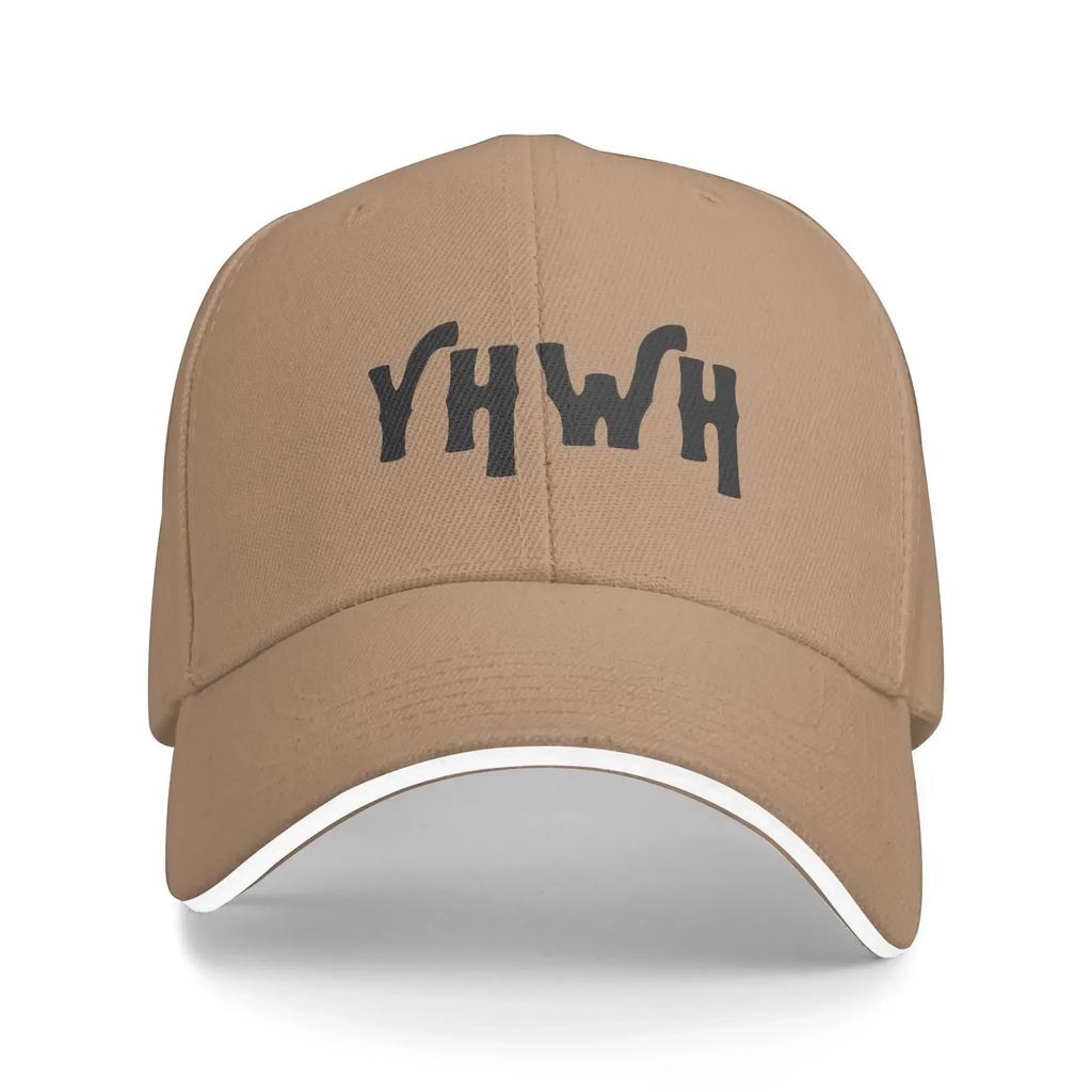 Black YHWH Letter Casual Baseball Cap Summer Trucker Hat Sun Visor Outdoor Sports Hip Hop Hats Couple Women Y2k Cool Caps