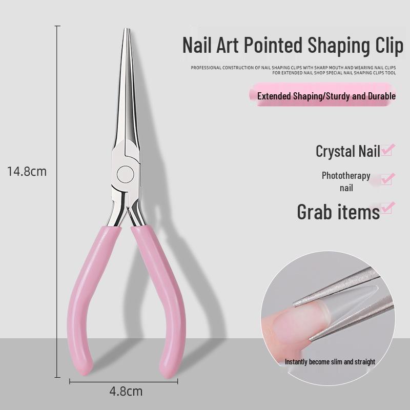 

Зажим для формирования ногтей с острым кончиком - Носимый инструмент для наращивания ногтей для салонов
