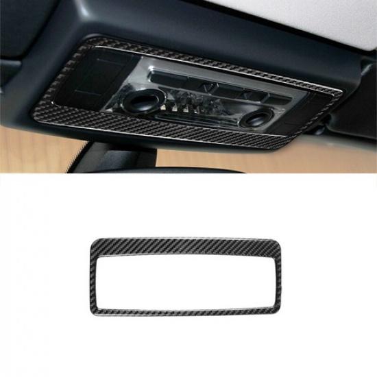 Black Carbon Fiber Roof Reading Light Panel Sticker For BMW Z4 E89 2009-2016
