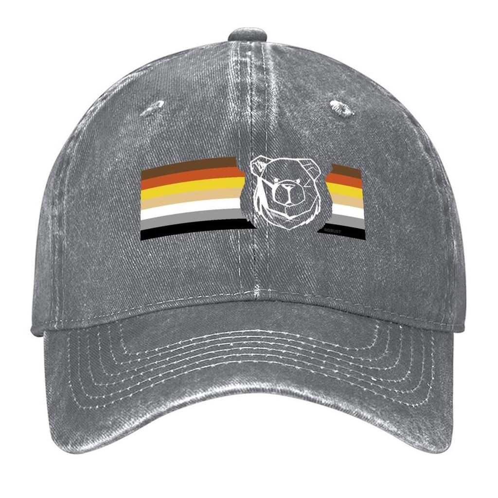 ROBUST BEAR BANDS WHITE COMMUNITY Baseball Cap Sunhat Uv Protection Solar Hat Golf Hat Unique hats Ladies Men's