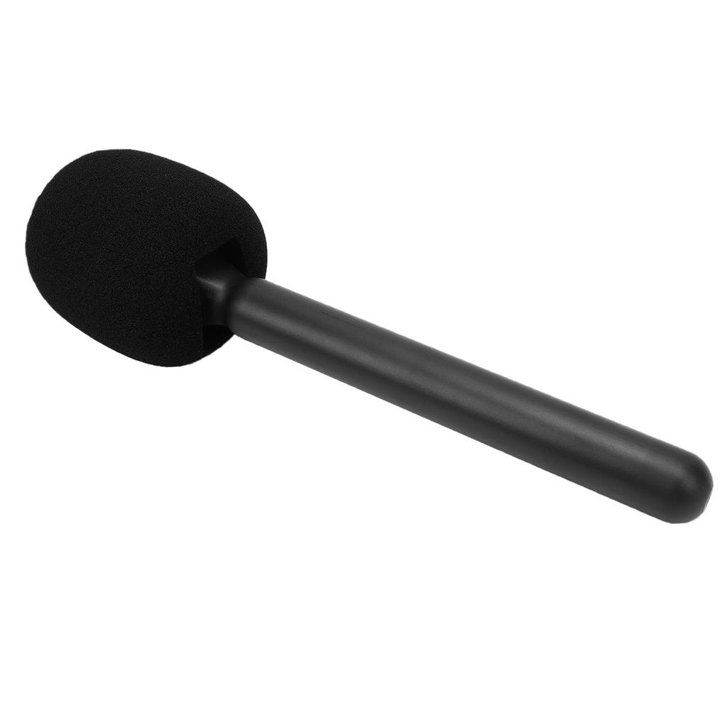 Mic Handle Windproof and Noise Reduction Ergonomic Design Wireless Interview Microphone Rig
