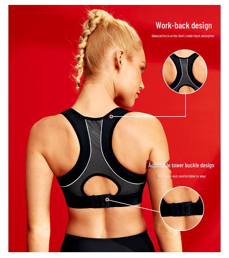High-Impact-Sport-BH für Damen, Übergröße, stoßfest, minimale Unterstützung für große Brüste