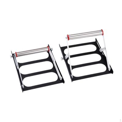 2x Unloading Brackets Material Holders Wear Resistant Portable Stable Professional Stainless Steel